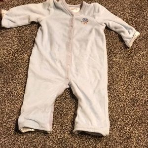 Half footie  onesie really cute reversible